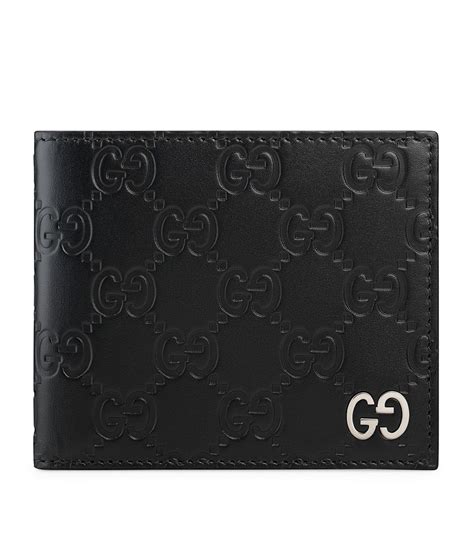 gucci leather wallet women|gucci leather bifold wallet.